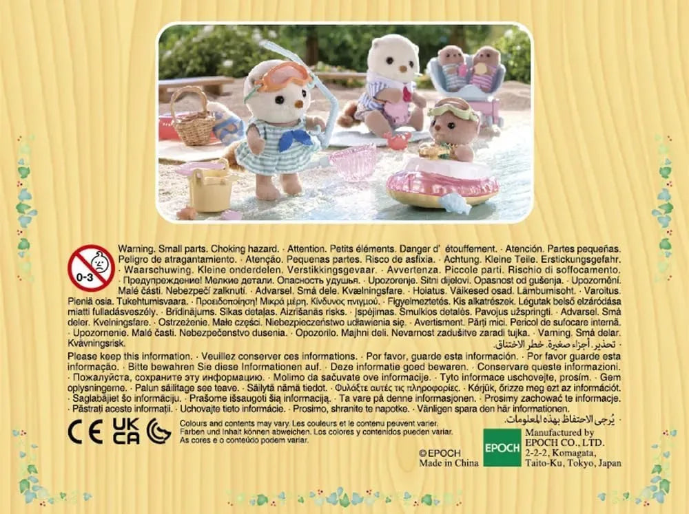 Sylvanian Families Set Hermanas Nutria Marina 5804