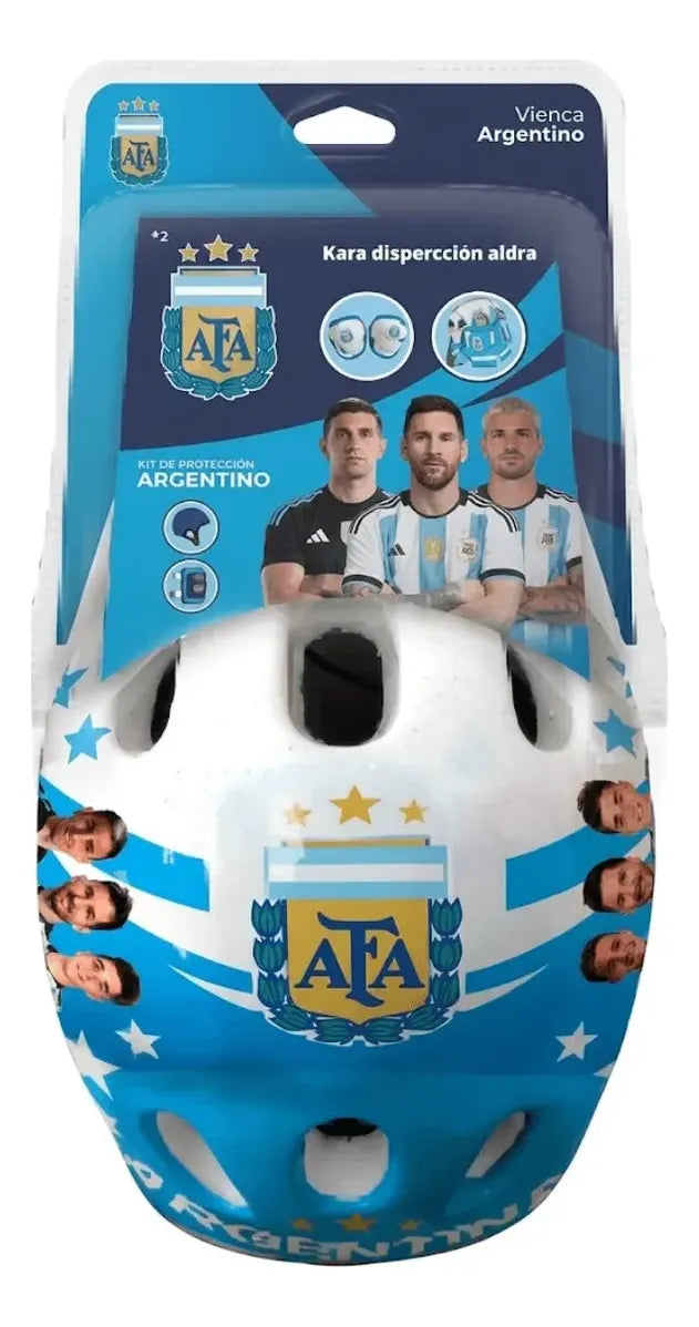 Kit Casco + Protecciones AFA Selección Argentina 12304