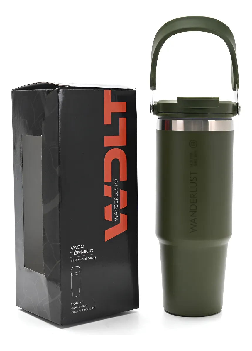 Vaso Termico Con Sorbete Y Pico 900ml 40610