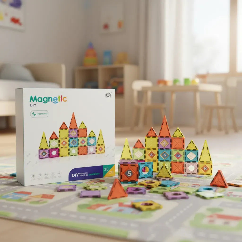 Bloques Construcción Magnéticos Magnetic Shine 3007526