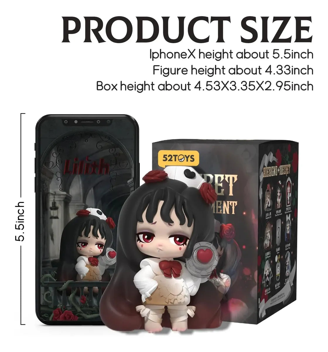 52toys Lilith Secret Experiment Figura Blind Box S78899