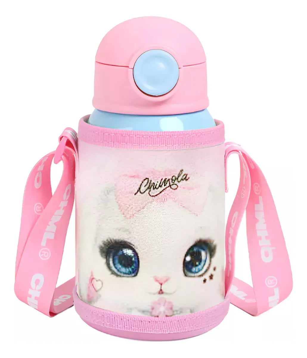 Chimola Botella termica con estuche de 450ml Bunny BZ06