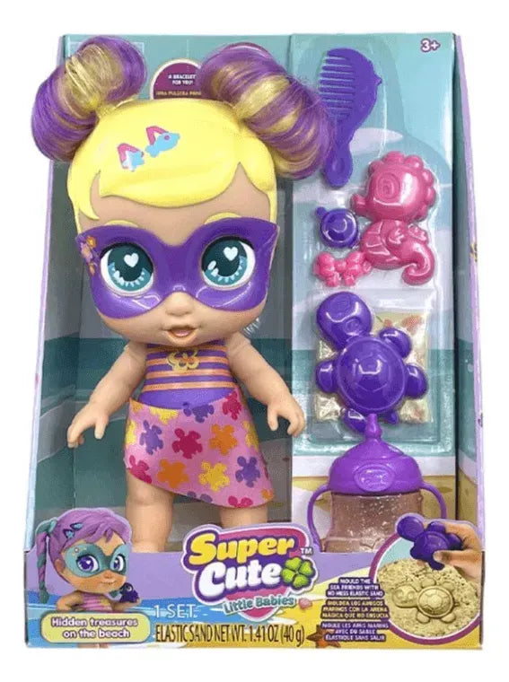 Combo X2 Muñecas Supercute Little Babies En La Playa