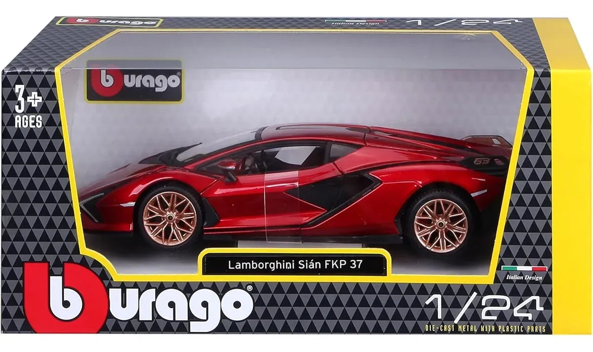 Bburago 1:24 Lamborghini Sian Rojo 18-21099