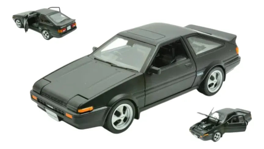 Maisto 1:24 Toyota Sprinter Trueno AE86 Negro Mate 32916