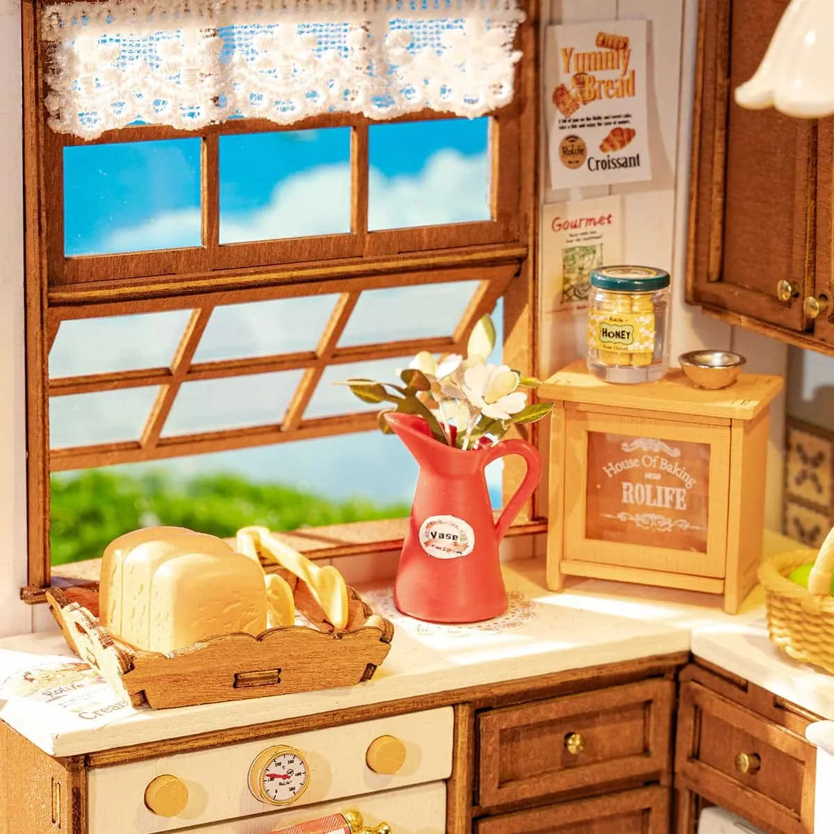 Robotime Puzzle 3d Baking Kitchen Rolife Dg172