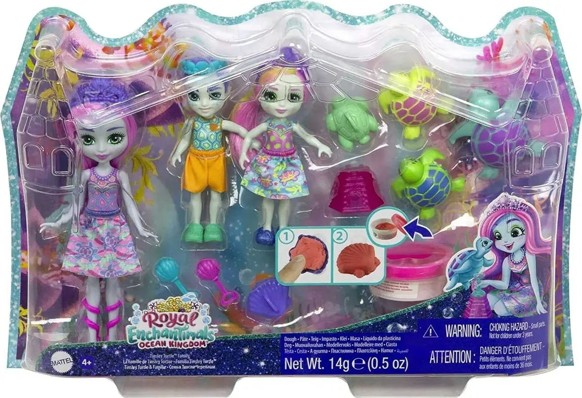 Enchantimals Set Muñeca Familia Y Animalitos Hcf94 Mattel