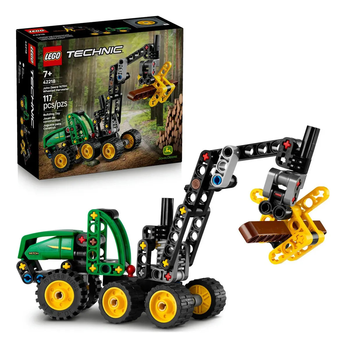 Lego Technic: Cosechadora con Ruedas John Deere 42218