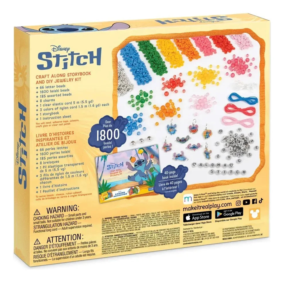 Pulseras Alfabeto Stitch IKMAKE026