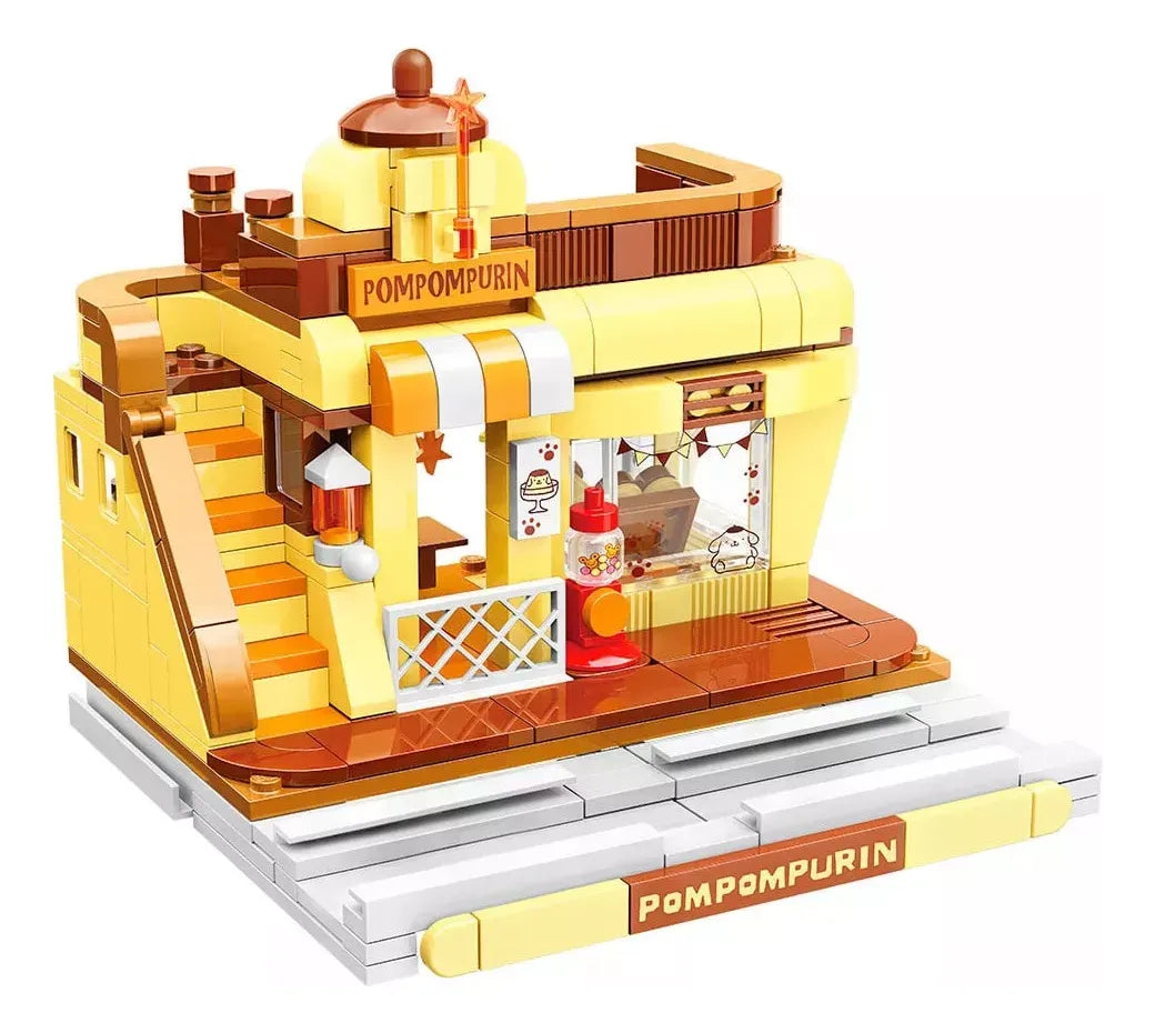 Hello Kitty Playset 24cm Sanrio Street Pompompurin Tienda de Pudines K20810 56400