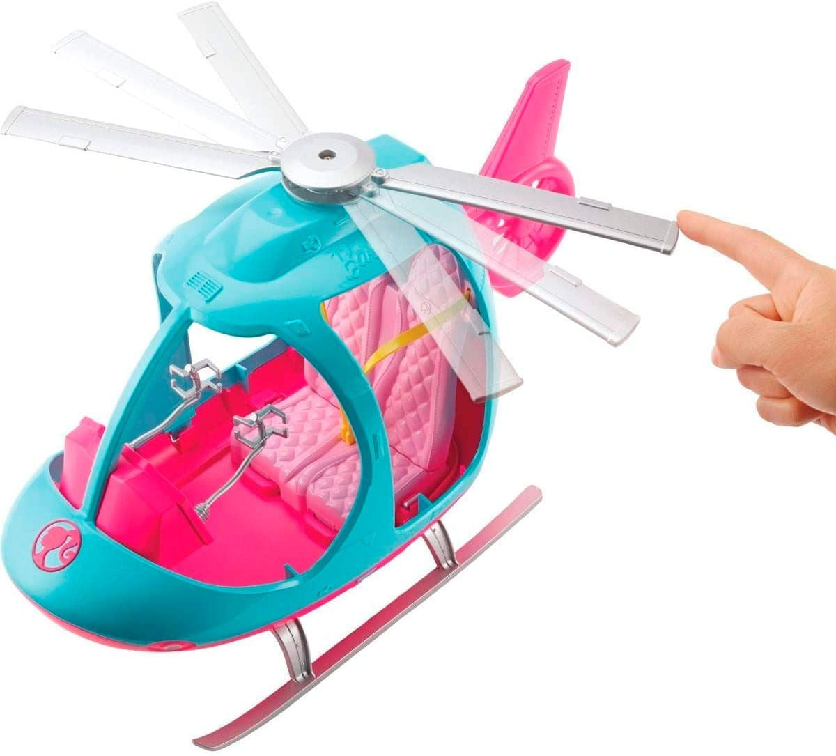 Barbie Ed Helicóptero Accesorio Para Muñecas Fwy29