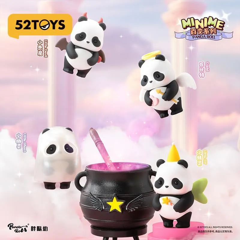 52toys Panda Roll Minime Dress-up Figura Blind Box S78868