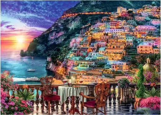 Ravensburger Puzzle 1000 Pzs Dinner In Positano 12000057