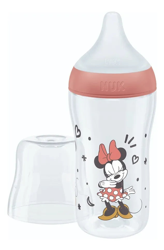 Nuk Mamadera Perfect Match 260 ml Cont de Temp MICKEY MOUSE Roja 10742041