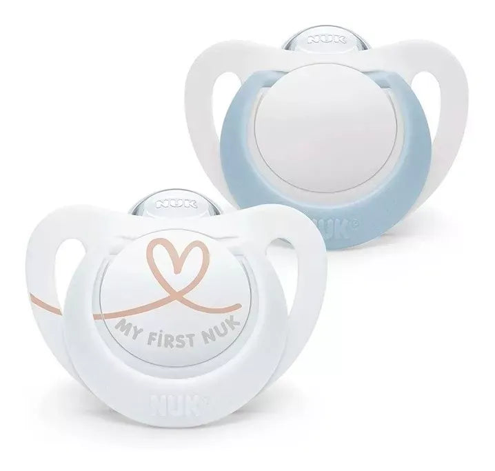 Nuk Set de dos chupetes Star celeste 10730704