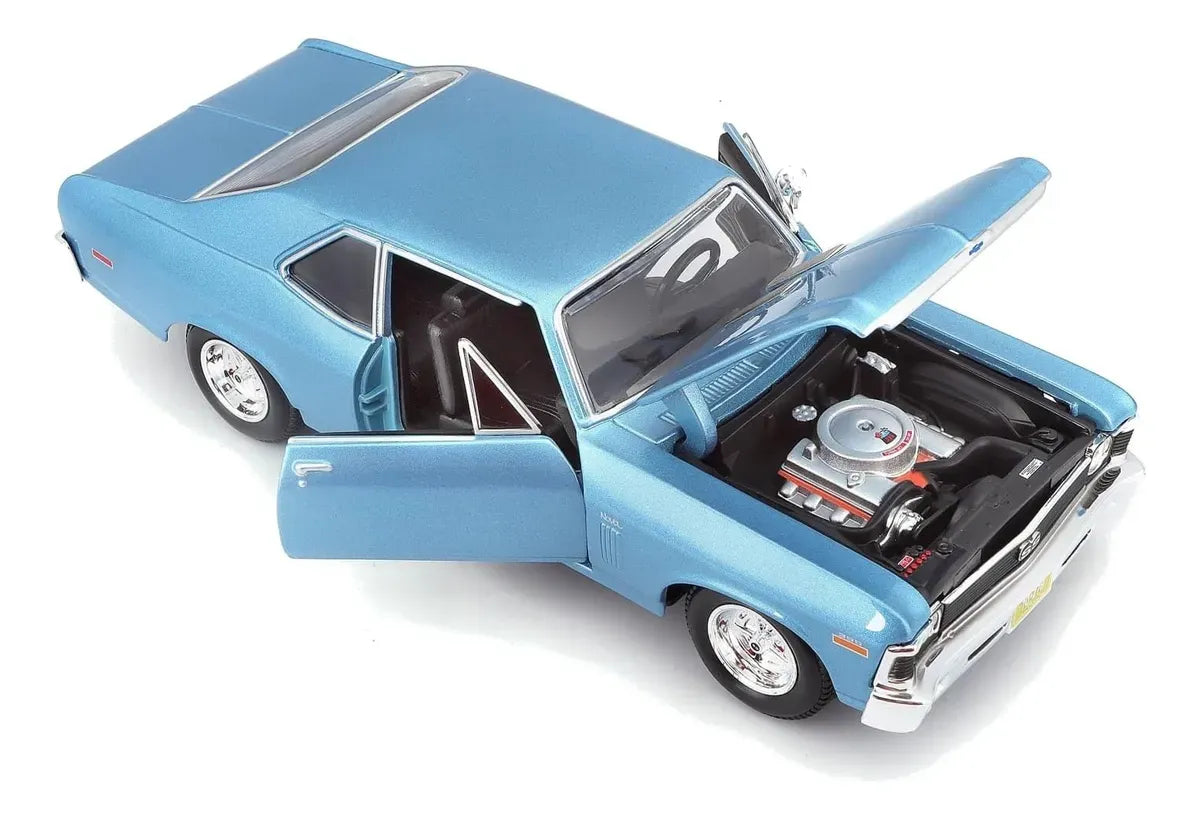 Maisto 1:24 Chevrolet Nova SS 1970 Azul Metalico 31262