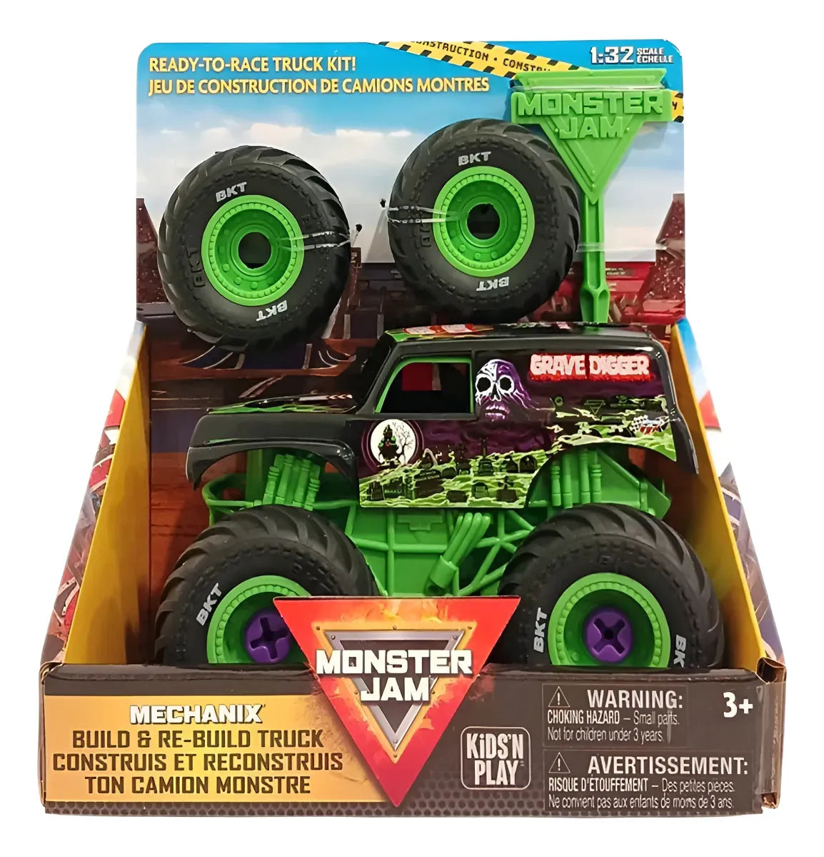 Monster Jam Mechanix 1:32 Grave Digger 5004570
