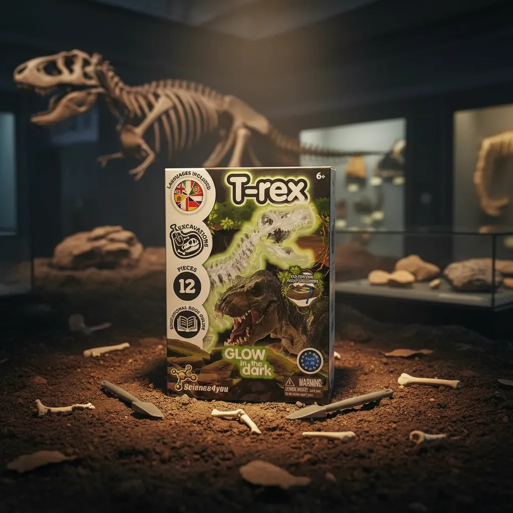 Science4you Excavación de Fósiles T-Rex Brilla en la Oscuridad 80004451 630864