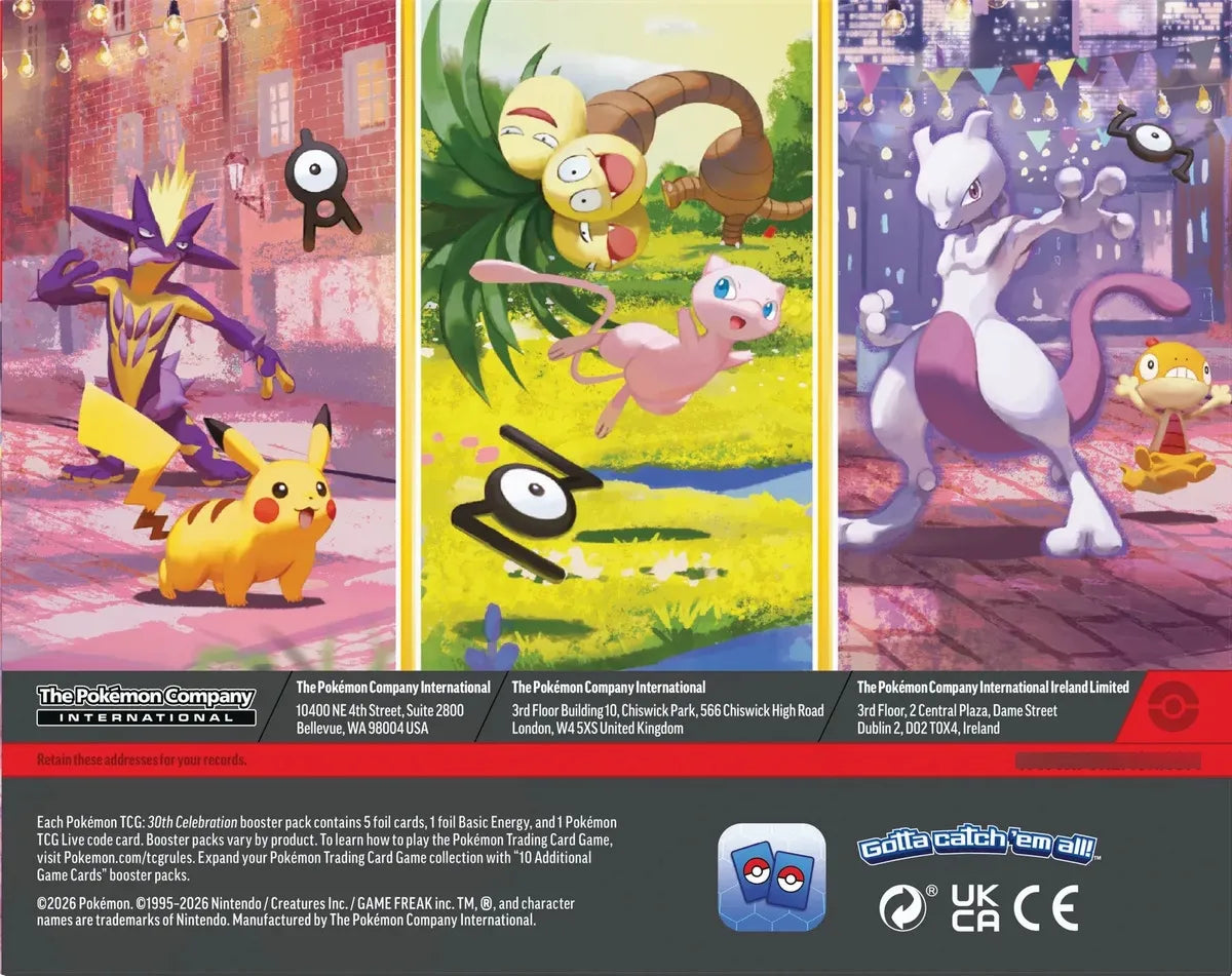 Pokémon Tcg 30th Celebration Mini Tin
