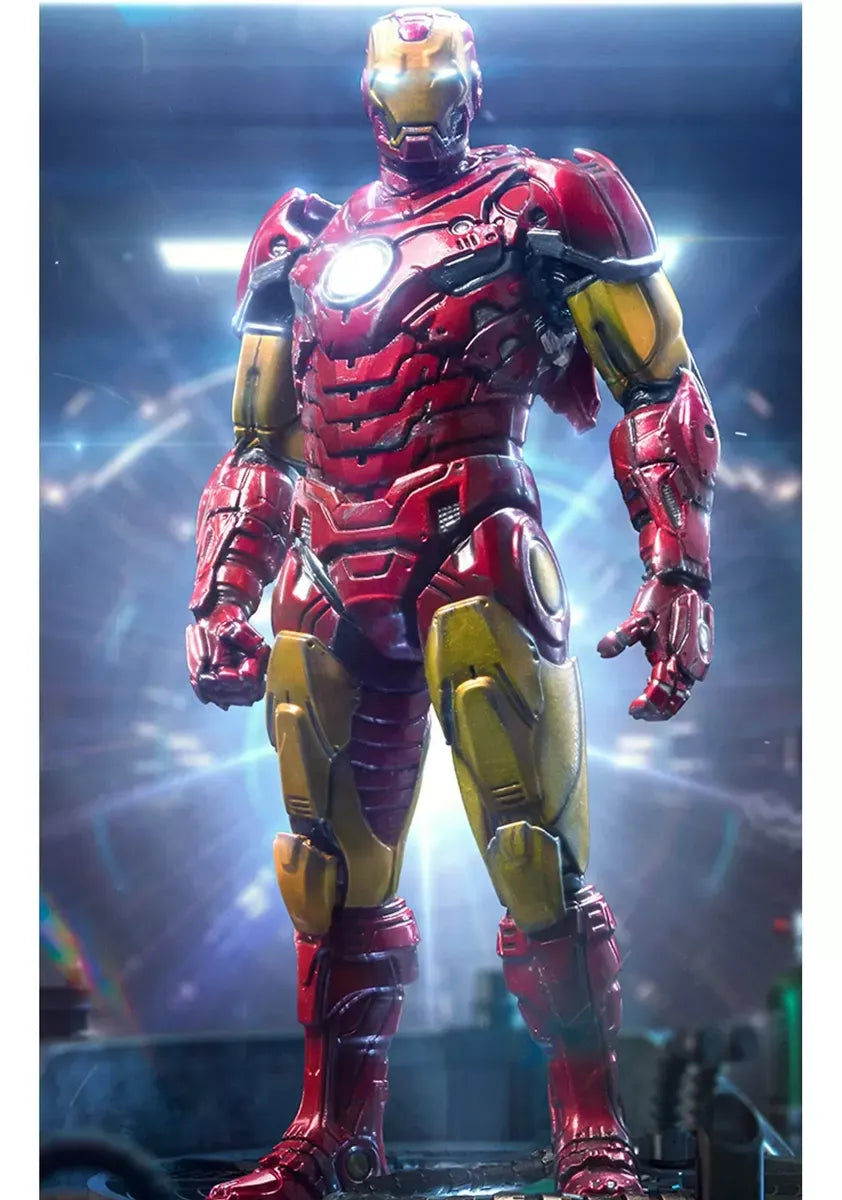 Iron Studios Iron Man Unleashed Deluxe - Marvel Comics Scale 1/10 MARCAS94423-10
