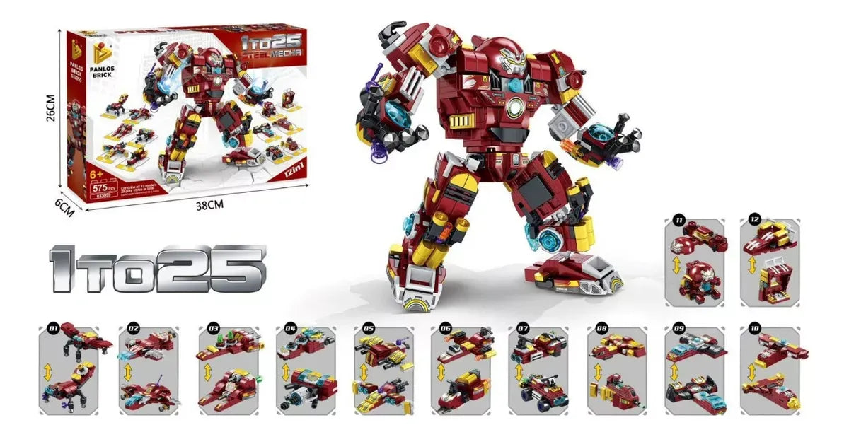 Bloques Robot Stell Mecha 575 Pzas 2076806