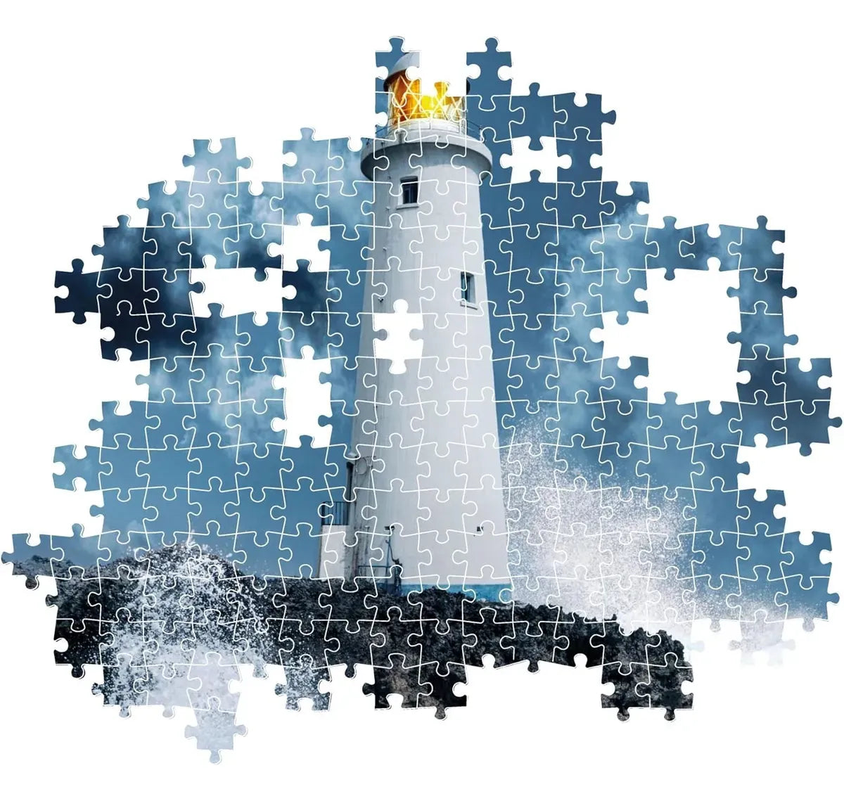 Clementoni Puzzle 1000pzs Faro en la tormenta 39828