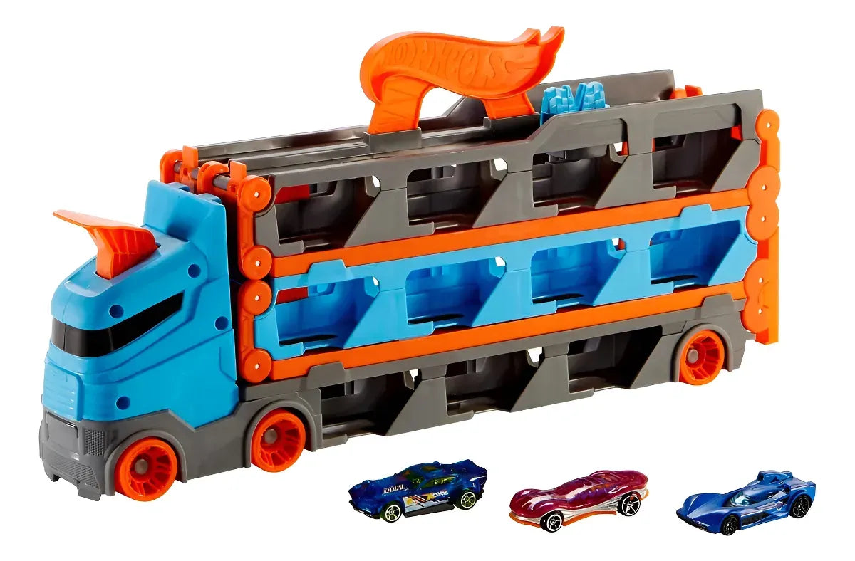 Hot Wheels City Camion con Pista De Carreras GVG37