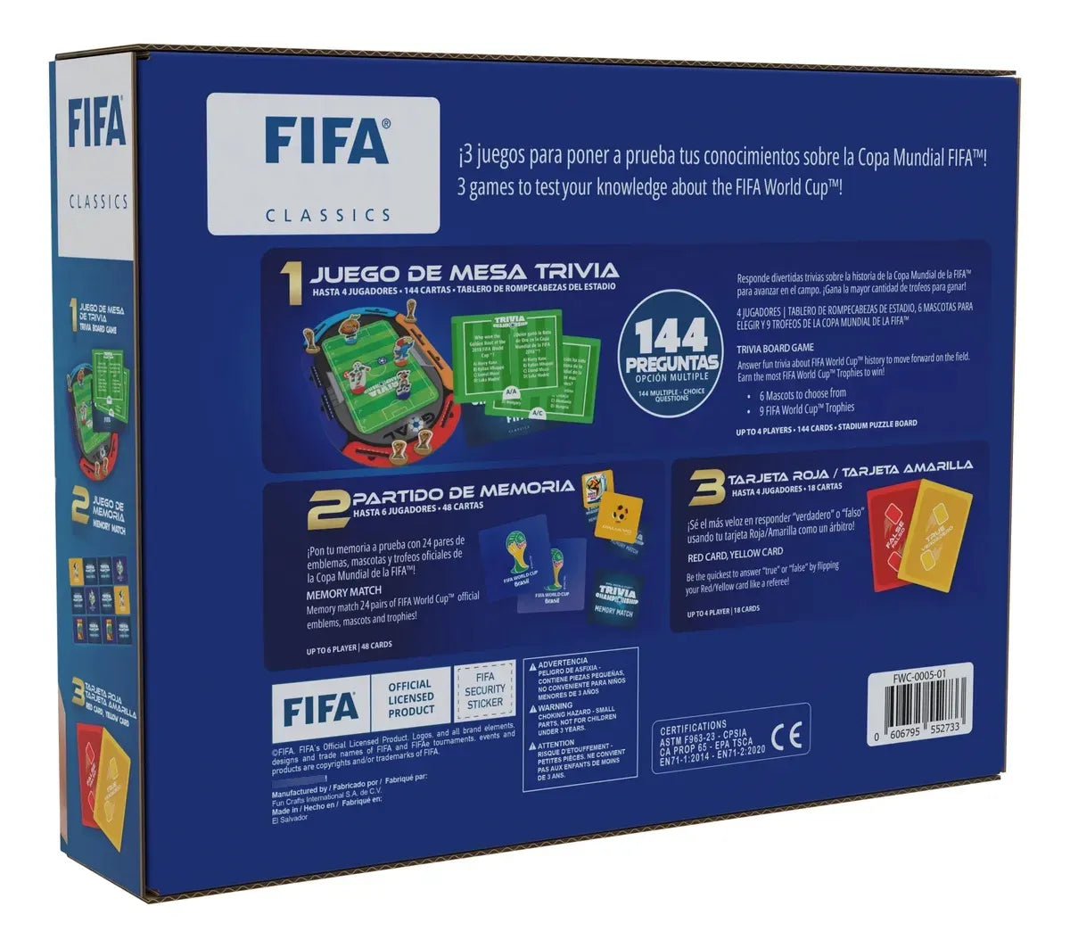 Juego Trivia Mundial 3 En 1 Fwc-0005-01