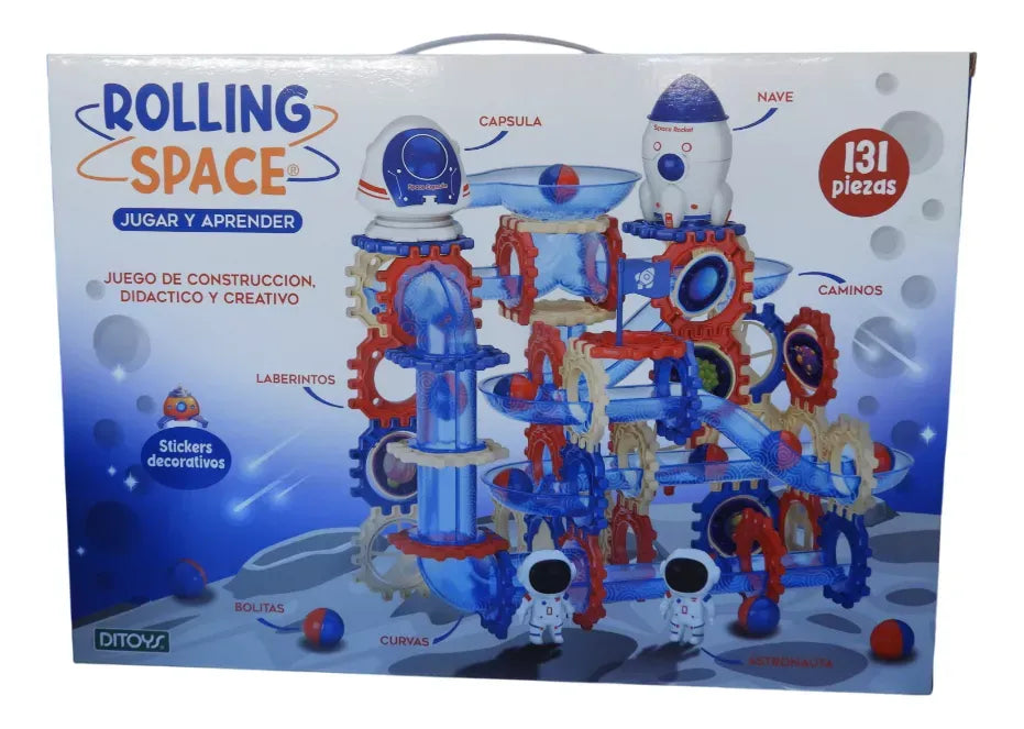 Rolling Space Laberinto de bolitas de 131 piezas 2849