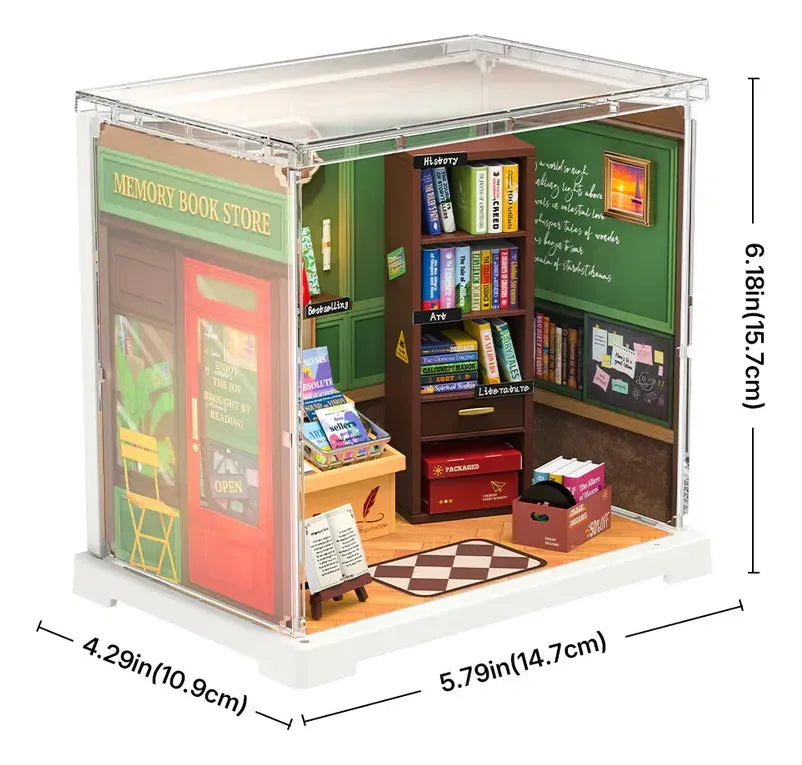 Robotime Rolife Puzzle 3d Memory Book Serie De Tienda Dws04b