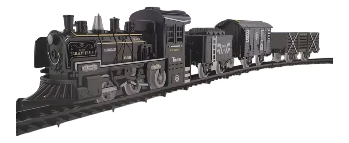 Pista de Tren con Luz Sonido y Humo 2067705
