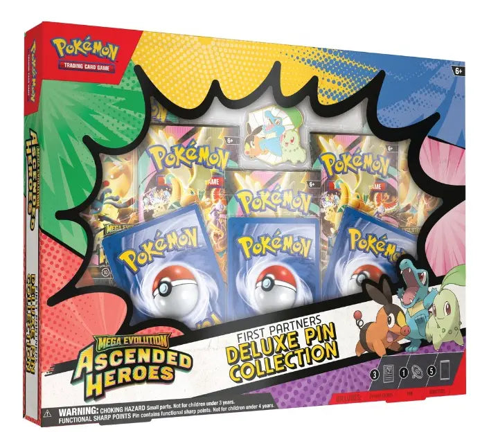 Pokémon TCG Ascended Héroes First Partners Deluxe Pin Coleccion Ingles 1730