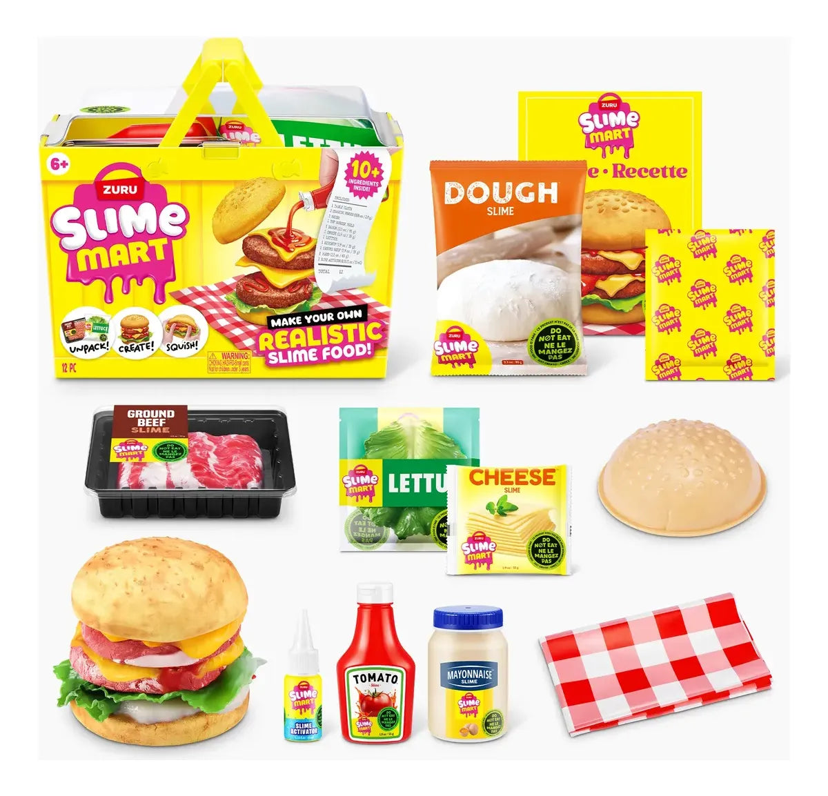 Slime Mart Canasto De Compras Crea Tu Hamburguesa/Pizza 6104