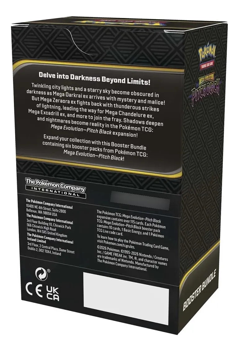 Pokemon TCG M.E. Pitch Black Booster Bundle Ingles 10-10422-109