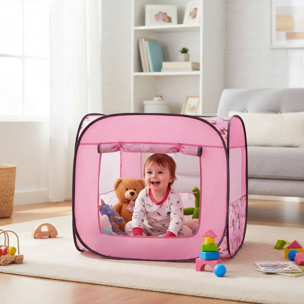 Carpa De Juegos Infantil Pelotero + 6 Pelotas 3104765 Shine Rosa
