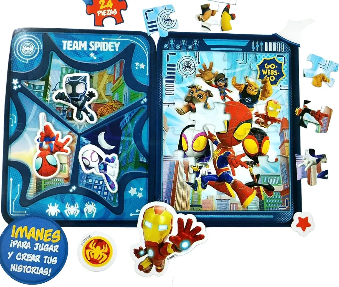 Spidey Magnetic Play Juego De Mesa 2 En 1 Vsp13205