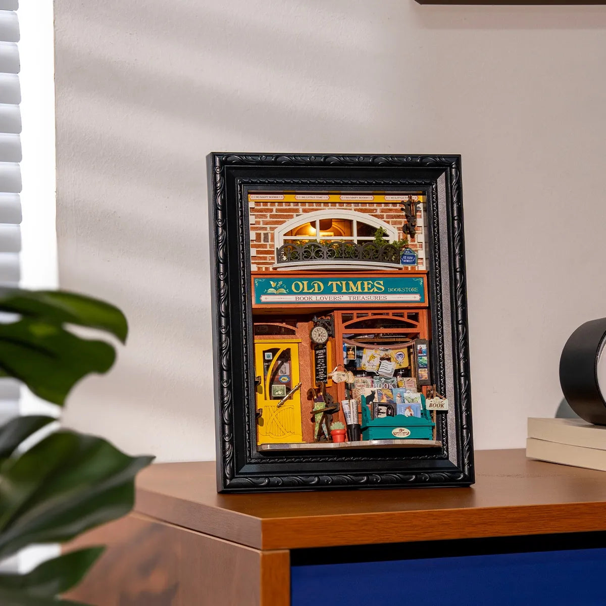 Robotime Puzzle 3d Old Times Bookstore Rolife Dp004