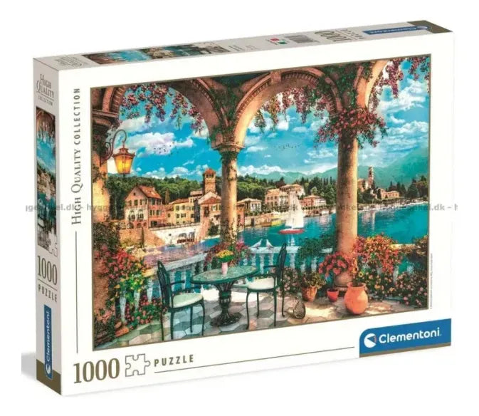 Puzzle Hqc Balcony View Of Lake Como 1000 Pzas 39880 Clementoni