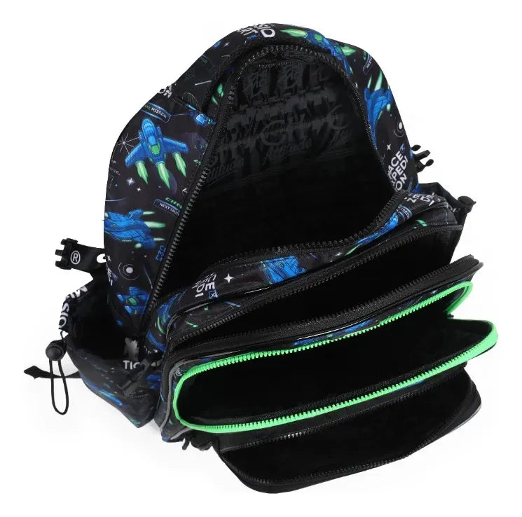 Chimola Mochila Espalda 17p Gamer Nave Black FS126