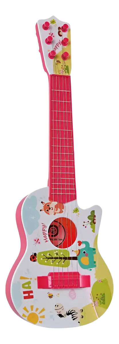 Guitarra Musical Rosa 2463485