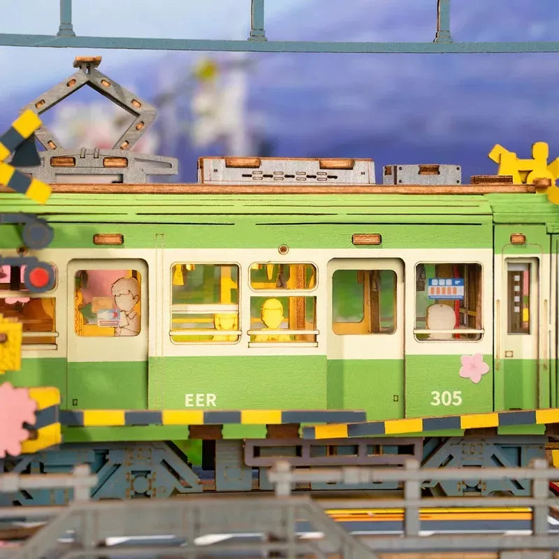 Robotime Puzzle 3d Tranvia Viaje De Sakura Tgs02 Rolife