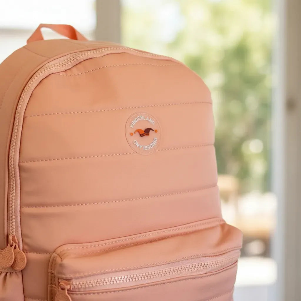 Mochila Espalda 18 Pulgadas Escolar Sl2502r Kinderland Rosa