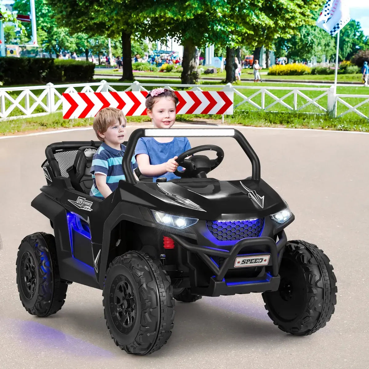 Auto A Bateria UTV Negra CN-SHX4612