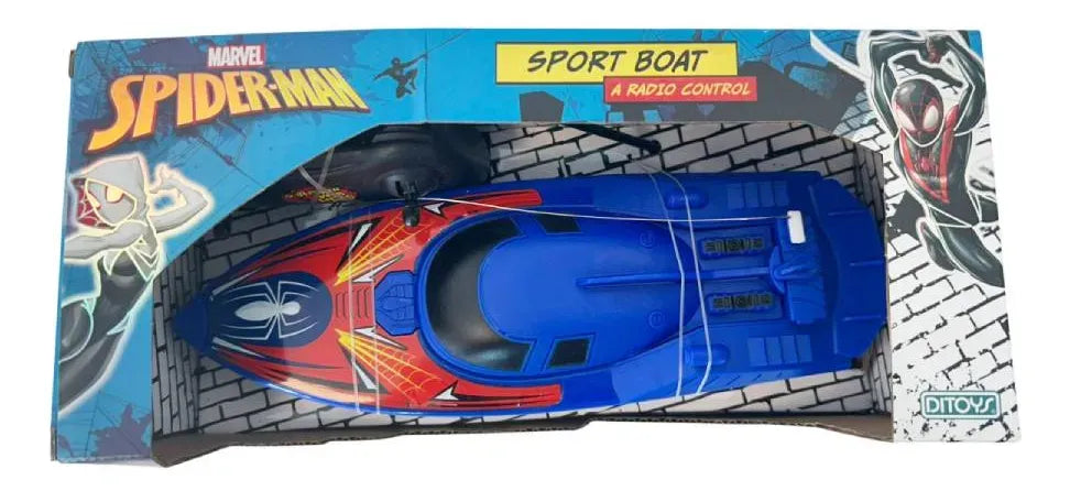Spiderman Barco Deportivo Sport Boat R/c 2967 Ditoys