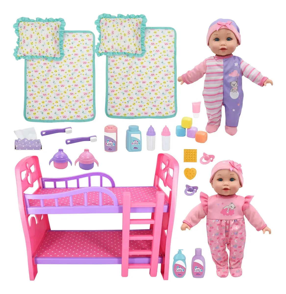 New Adventure Muñeca con Cama y Accesorios 12” 6687