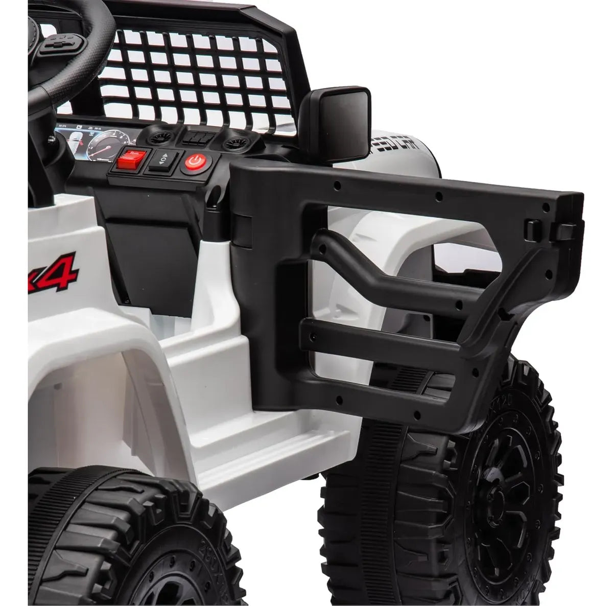 Auto A Bateria Todo Terreno Blanca HM6588