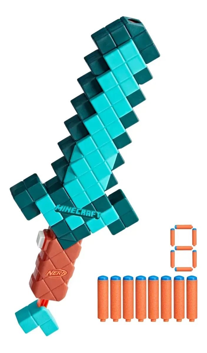 Nerf Minecraft Espada Diamond Sword G1438