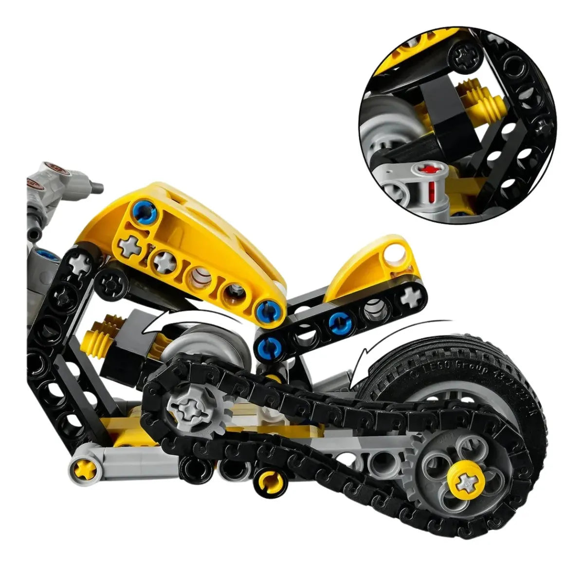 Lego Technic: Moto Amarilla 42225