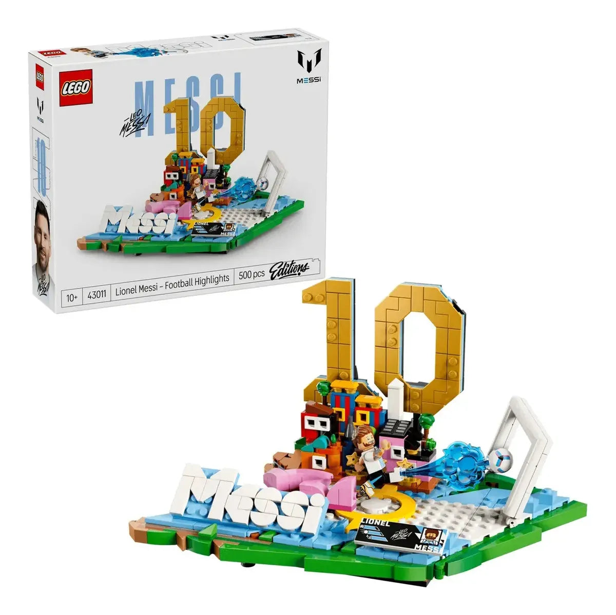 Lego Edición Goats Del Futbol Mundial 🐐 Messi Ronaldo Vini Jr Mbappe