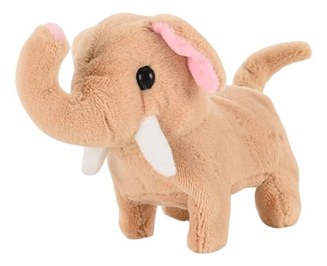 Elefante de Peluche a Pila Shine KL258